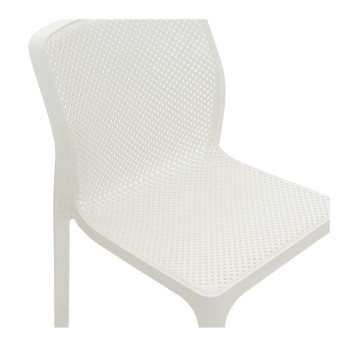 Bailey Outdoor Dining Chair, White