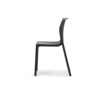 Bailey Outdoor Dining Chair, Charcoal
