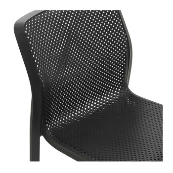 Bailey Outdoor Dining Chair, Charcoal