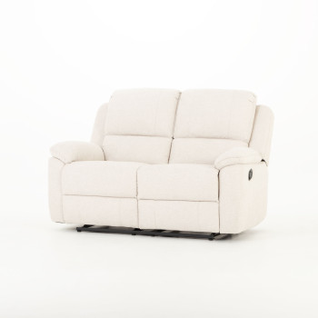 Aiden 2 Seater Recliner, Oatmeal