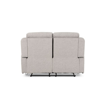 Aiden 2 Seater Recliner, Light Grey