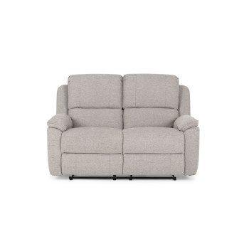 Aiden 2 Seater Recliner, Light Grey