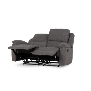 Aiden 2 Seater Recliner, Dark Grey