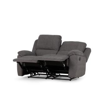 Aiden 2 Seater Recliner, Dark Grey