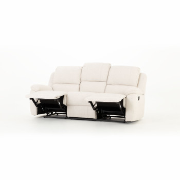 Aiden 3 Seater Recliner, Oatmeal