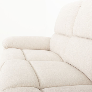 Aiden 3 Seater Recliner, Oatmeal