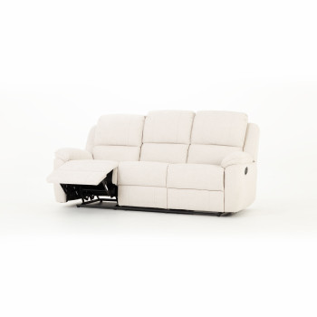 Aiden 3 Seater Recliner, Oatmeal
