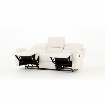 Aiden 3 Seater Recliner, Oatmeal