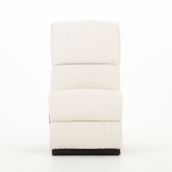 Aiden Modular Armless Chair, Oatmeal