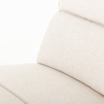 Aiden Modular Armless Chair, Oatmeal