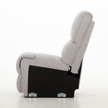 Aiden Armless Chair, Light Grey