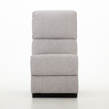 Aiden Modular Armless Chair, Light Grey