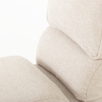 Aiden Recliner - Console, Oatmeal