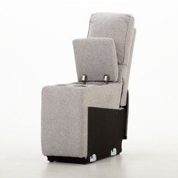 Aiden Recliner - Console, Light Grey