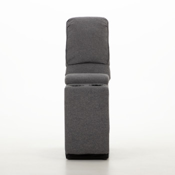 Aiden Recliner - Console, Dark Grey