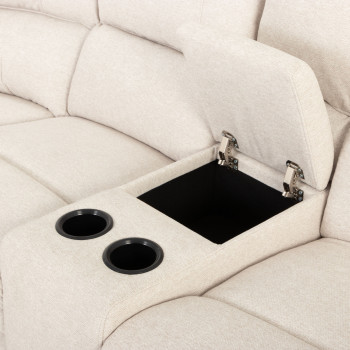 Aiden Recliner Corner Suite, Oatmeal