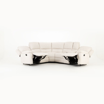 Aiden Recliner Corner Suite, Oatmeal