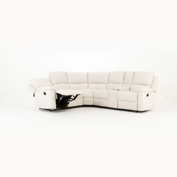 Aiden Recliner Corner Suite, Oatmeal