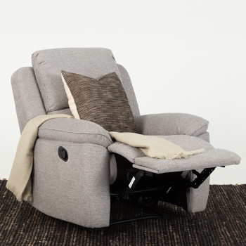 Aiden Recliner, Light Grey