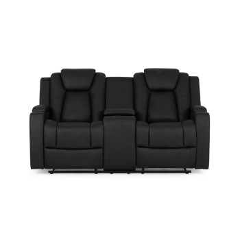 Leon 2 Seater Recliner, Charcoal