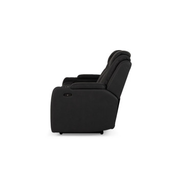 Leon 3 Seater Recliner, Charcoal