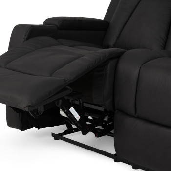 Leon 3 Seater Recliner, Charcoal