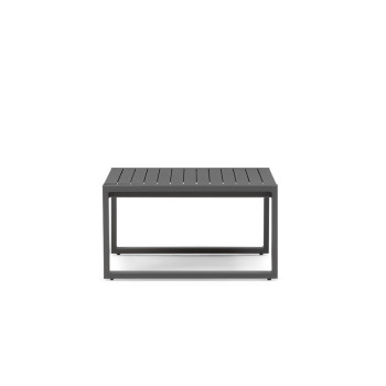 Venus Outdoor Modular Corner Table, Gunmetal
