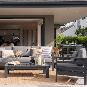 Venus Outdoor Coffee Table - W127, Gunmetal