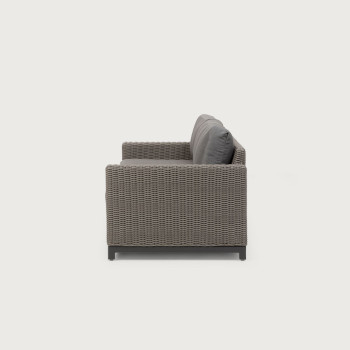 Capri Outdoor 3 Seater, Gunmetal
