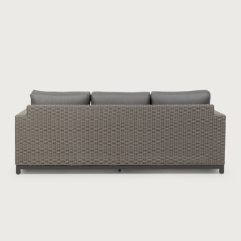 Capri Outdoor 3 Seater, Gunmetal