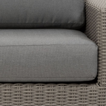 Capri Outdoor 3 Seater, Gunmetal