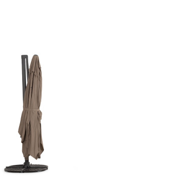 Odessa Outdoor Cantilever Umbrella - W400, Taupe