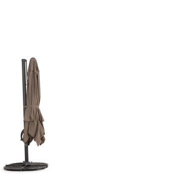Laredo Outdoor Cantilever Umbrella - W300, Taupe