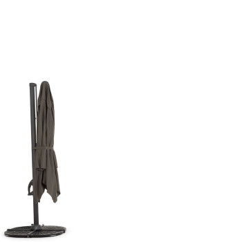 Laredo Outdoor Cantilever Umbrella - W300, Charcoal