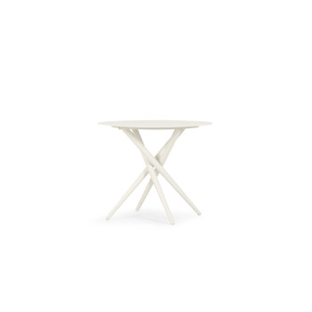 Vigo Outdoor Dining Table - W90, White