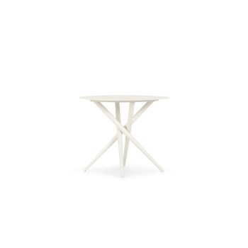 Vigo Outdoor Dining Table - W90, White