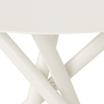 Vigo Outdoor Dining Table - W90, White