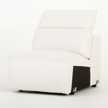 Gianni Modular 1.5 Armless Sofa, Natural