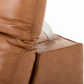 Gianni Modular 1.5 Armless Sofa, Leather