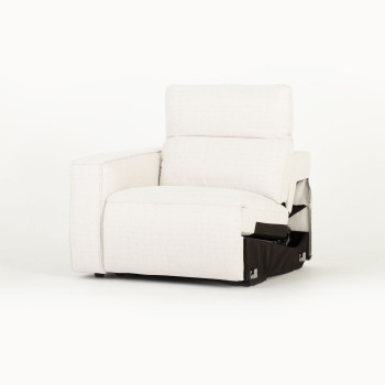 Gianni Modular 1.5 Seater Left Hand Facing Electric Recliner, Natural