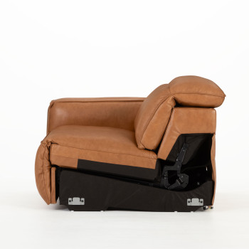 Gianni Modular 1.5 Seater Left Hand Facing Electric Recliner, Leather