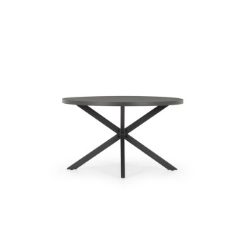 Venus Outdoor Round Dining Table - W120, Gunmetal