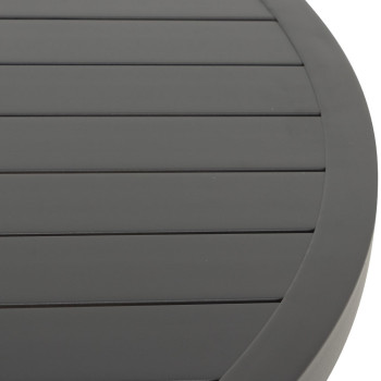 Venus Outdoor Round Dining Table - W120, Gunmetal