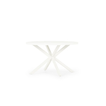 Venus Outdoor Round Dining Table - W120, White