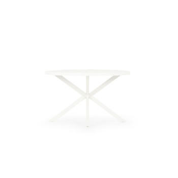 Venus Outdoor Round Dining Table - W120, White