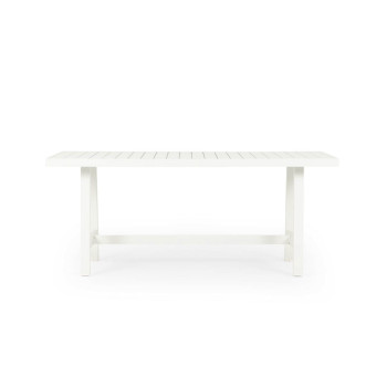 Pacific Outdoor Dining Table - W180, White