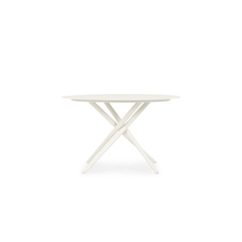 Vigo Outdoor Dining Table - W120, White