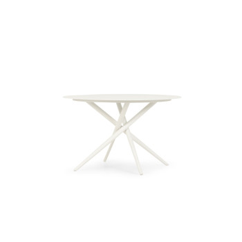 Vigo Outdoor Dining Table - W120, White