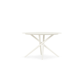 Vigo Outdoor Dining Table - W120, White