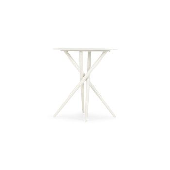 Vigo Outdoor Bar Table - W90, White